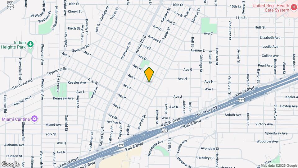 1814 Polk St Map and Location Details