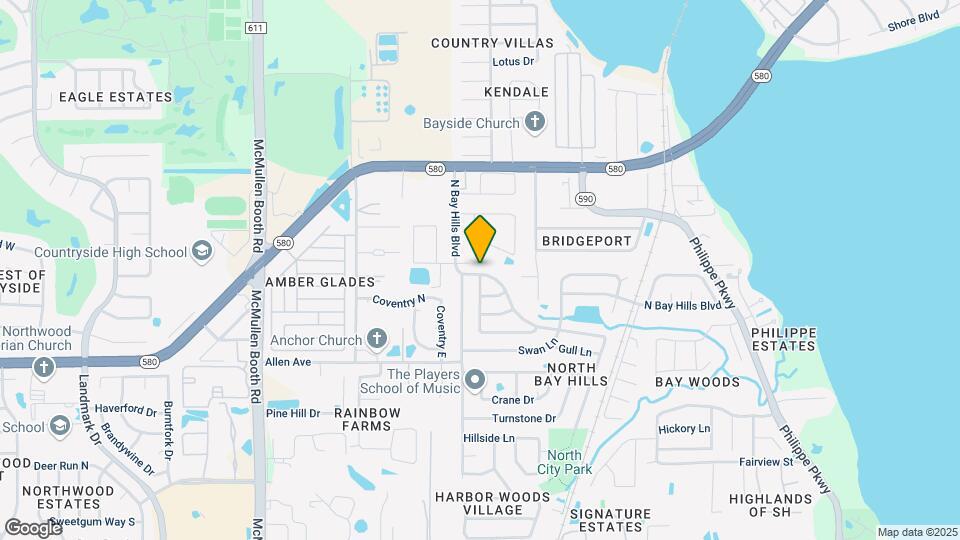 332 N Bay Hills Blvd Map and Location Details
