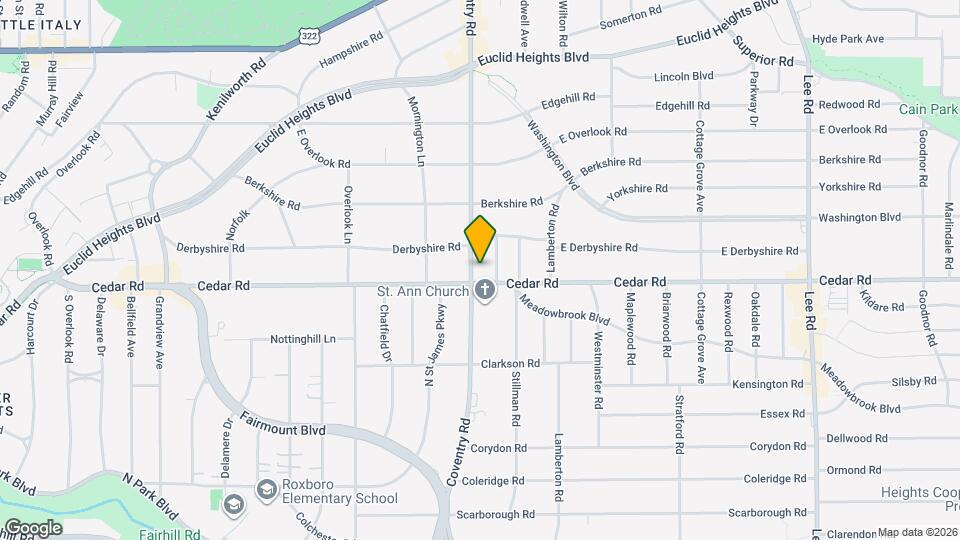 2135 Coventry Rd Map and Location Details