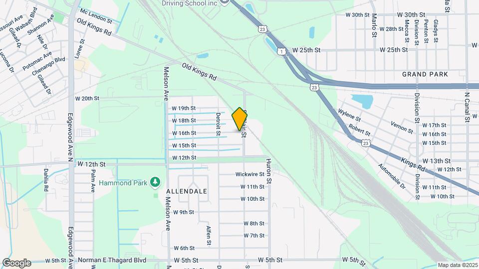2912 W 16th St Map and Location Details