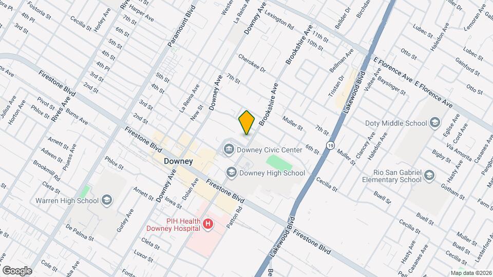 10831.25 Brookshire Ave Map and Location Details