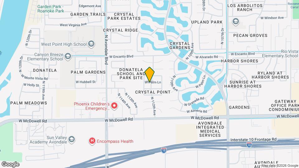 11201 W Palm Ln Mapa y Detalles de la Ubicación