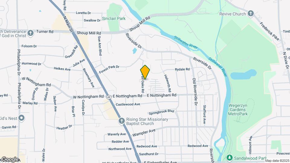 4336 Fair Oaks Rd Map and Location Details