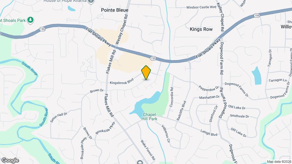 3448 Lehigh Way Map and Location Details