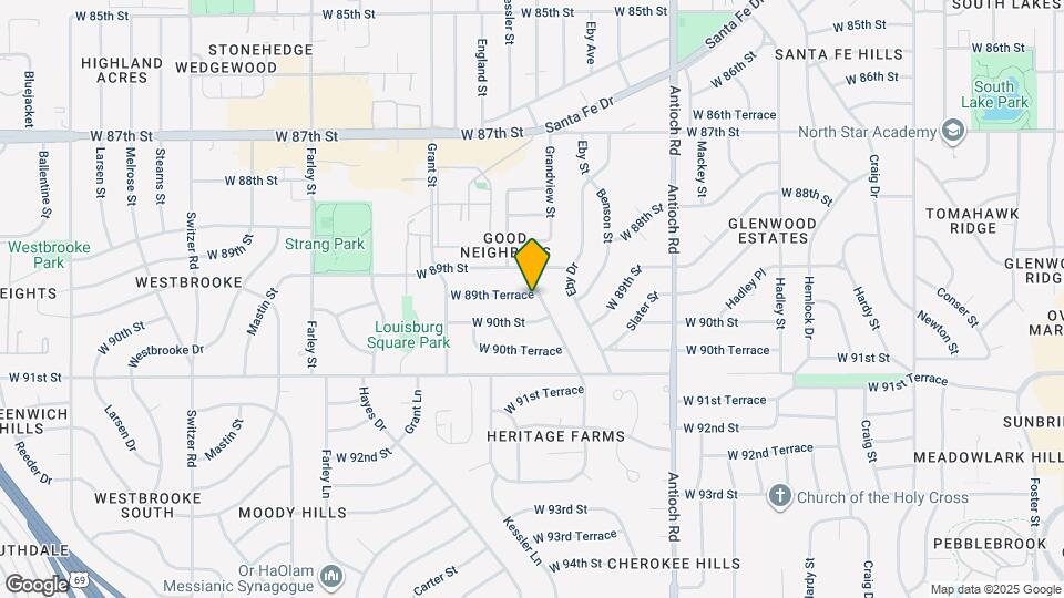 8914 Grandview Dr Map and Location Details