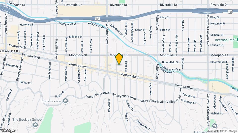 4332 Ventura Canyon Ave Map and Location Details