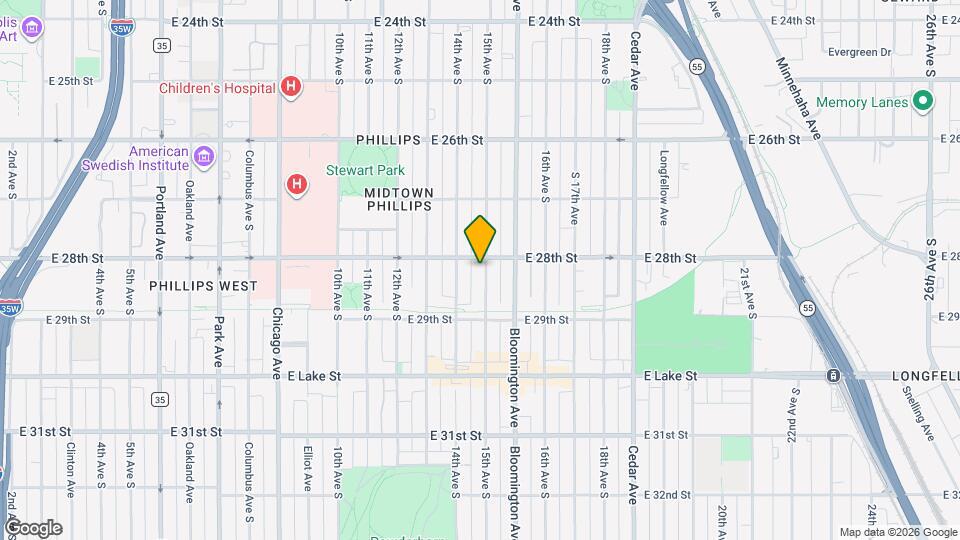 2806 15th Ave S Mapa y Detalles de la Ubicación