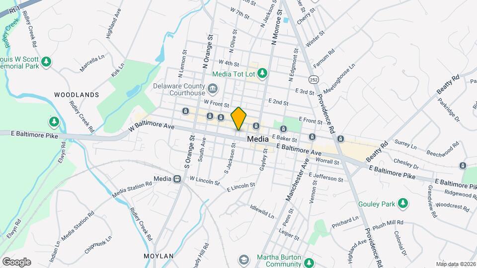 3 E Baltimore Ave Map and Location Details