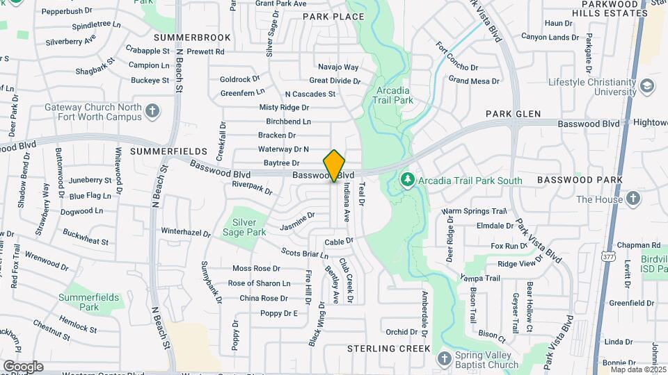 7332 Blackthorn Dr Map and Location Details