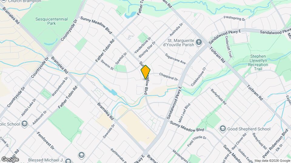 302 Sunny Meadow Blvd Map and Location Details