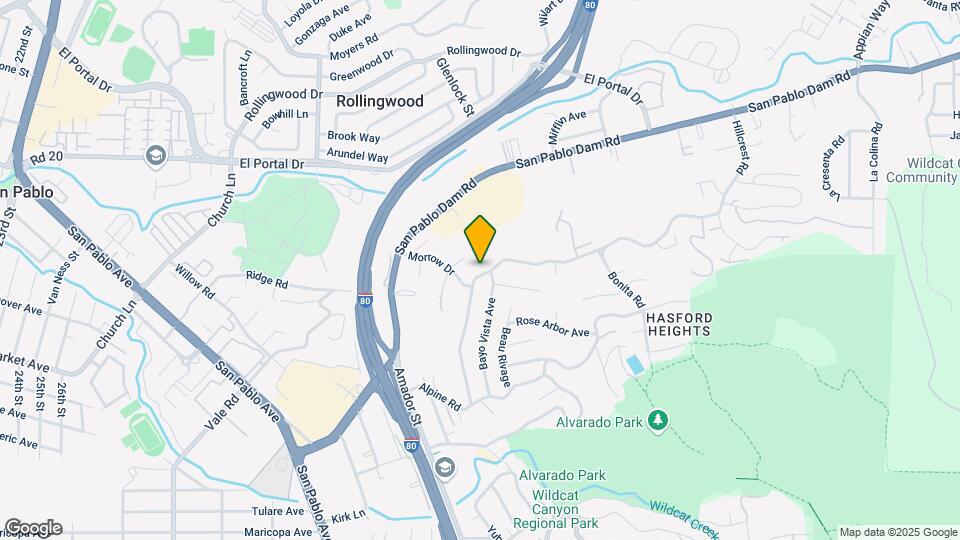 5821 Hillcrest Rd Mapa y Detalles de la Ubicación
