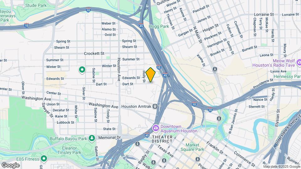 1103 Dart St Map and Location Details