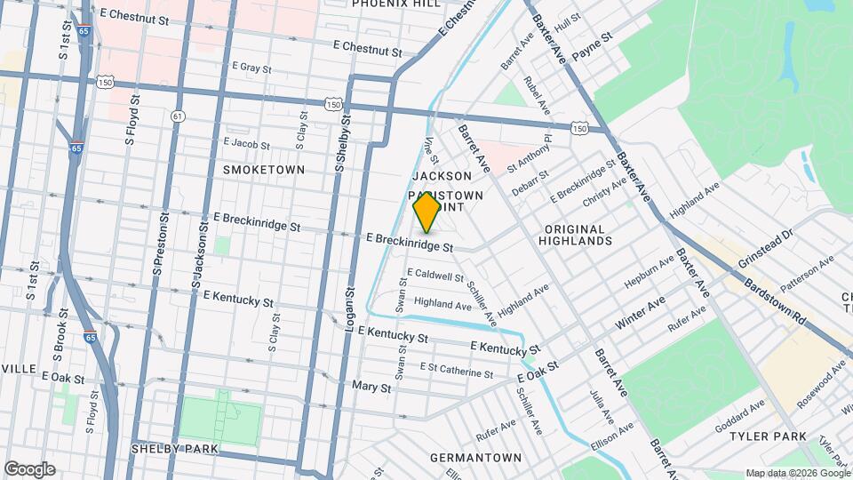 1017 E Breckinridge St Mapa y Detalles de la Ubicación