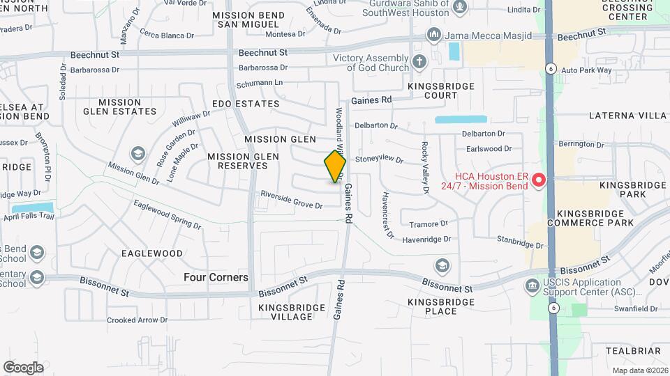 15306 Evergreen Pl Dr Map and Location Details