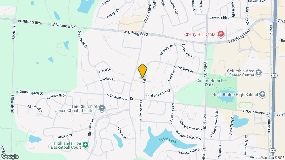 4405 Fall River Dr Map and Location Details