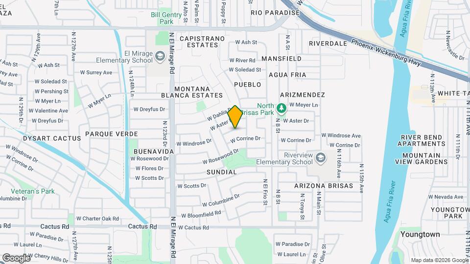 12023 W Windrose Dr Map and Location Details