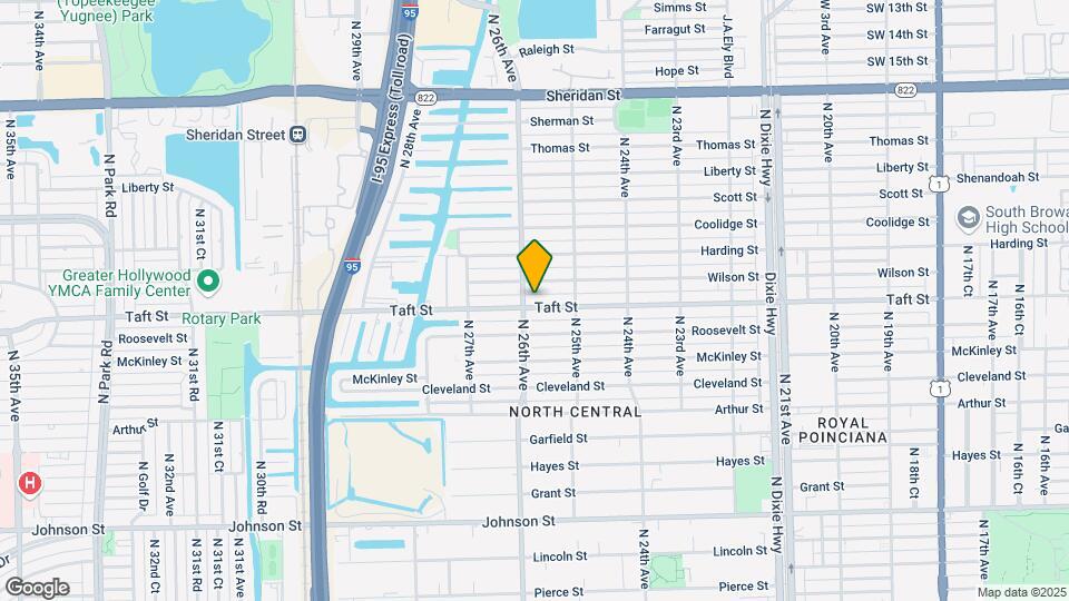 2545 Taft St Map and Location Details