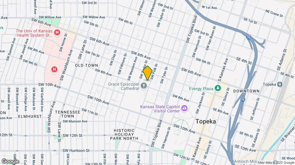 727 SW Polk St Map and Location Details