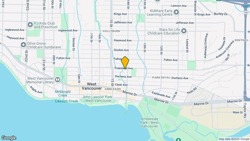 1412 Esquimalt Ave Map and Location Details