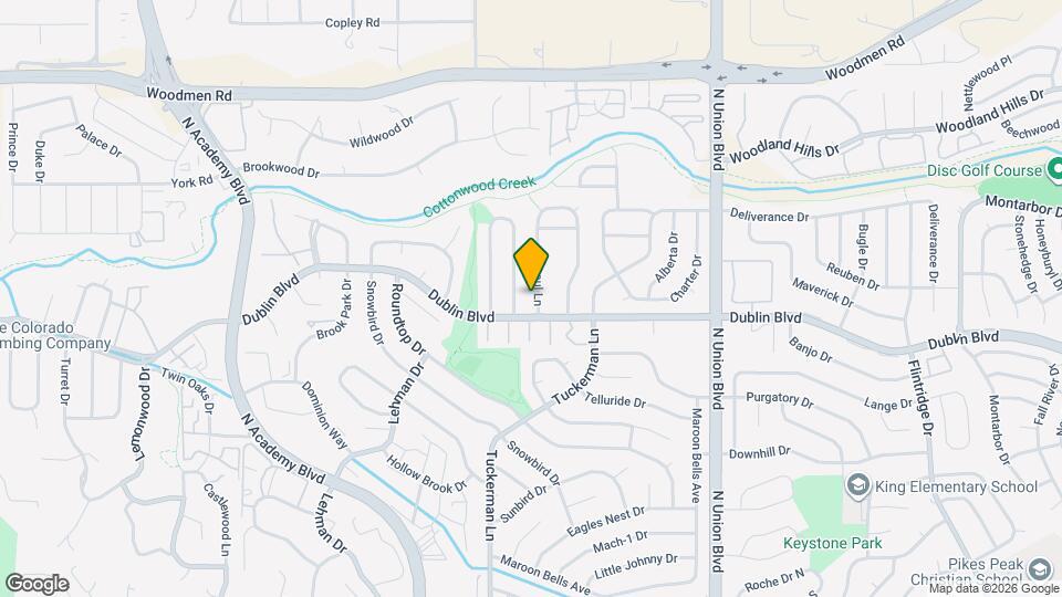 6526 Sproul Ln Map and Location Details