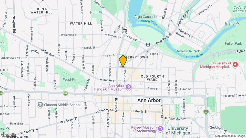 118 E Kingsley St Mapa y Detalles de la Ubicación