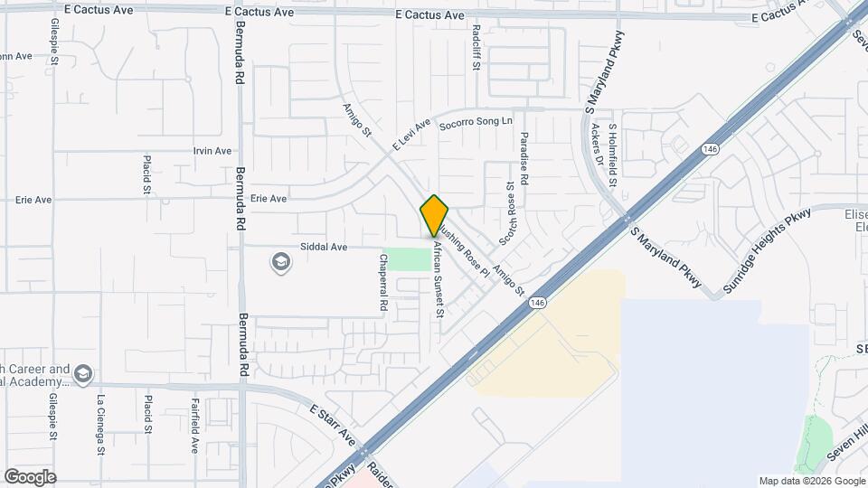 10977 African Sunset St Map and Location Details