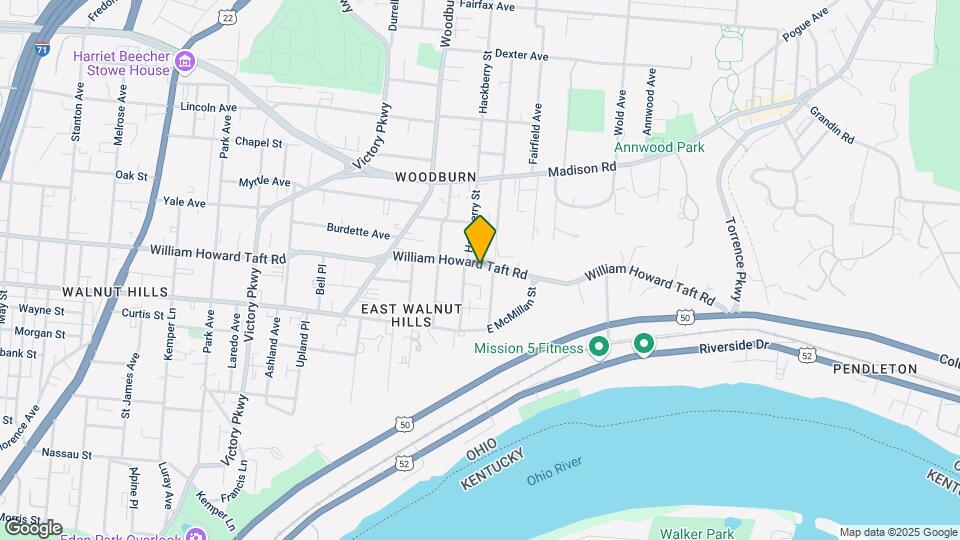 1713 William Howard Taft Rd Map and Location Details