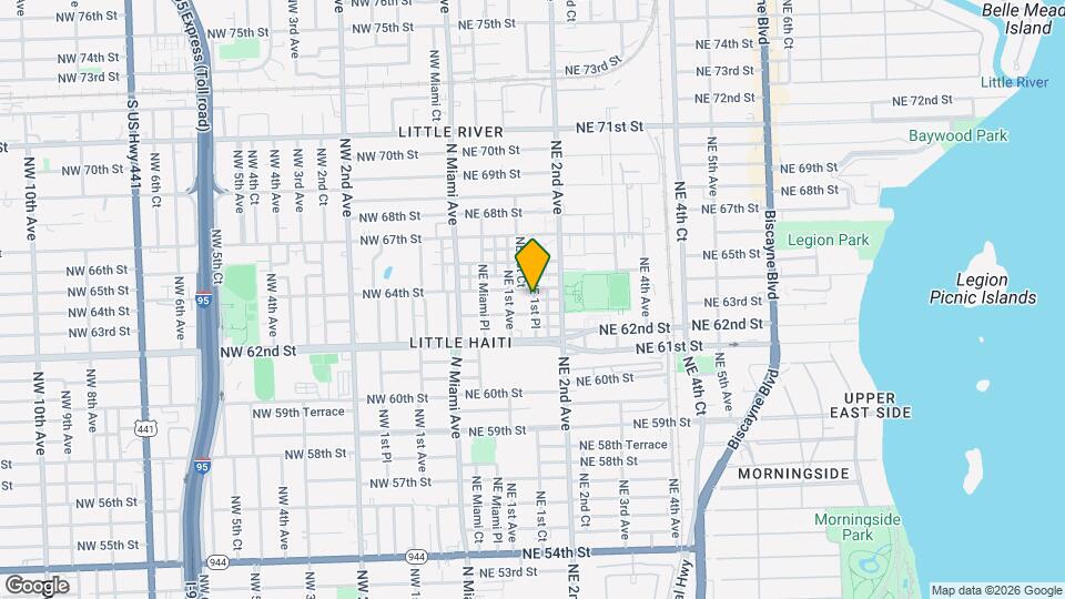 6330 NE 1st Pl Map and Location Details