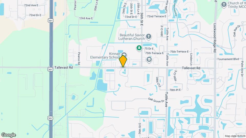 7703 33rd Ln E Map and Location Details