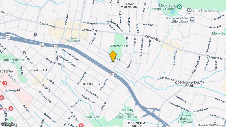 2429 Commonwealth Ave Mapa y Detalles de la Ubicación