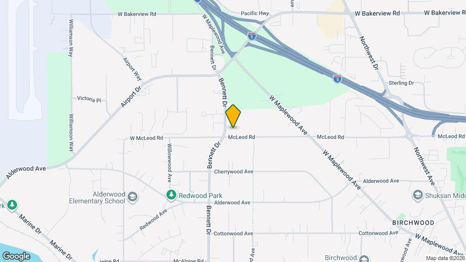 3222 McLeod Rd Map and Location Details