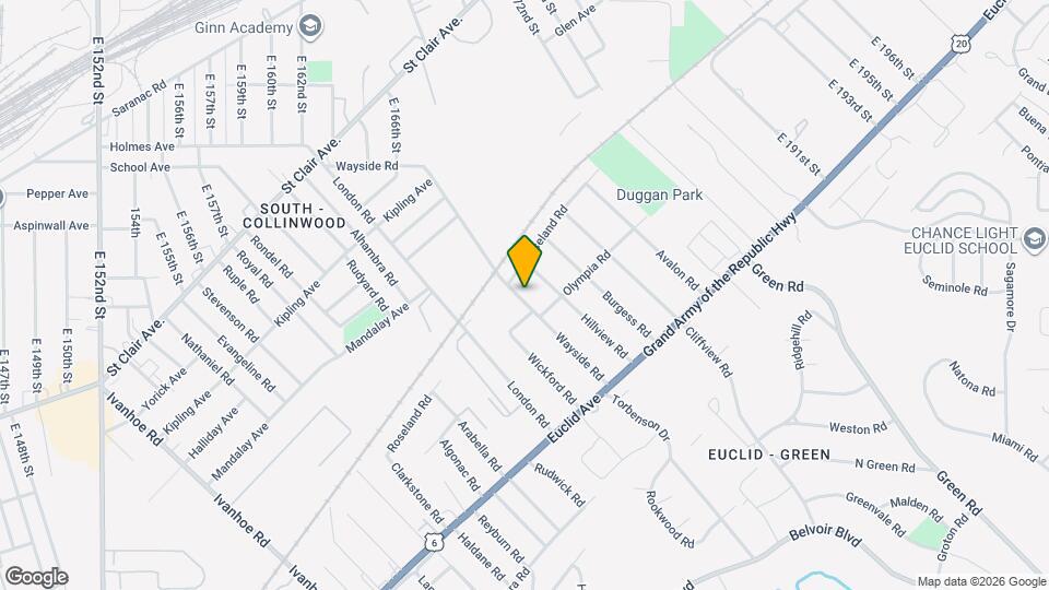 1671 Wayside Rd Map and Location Details