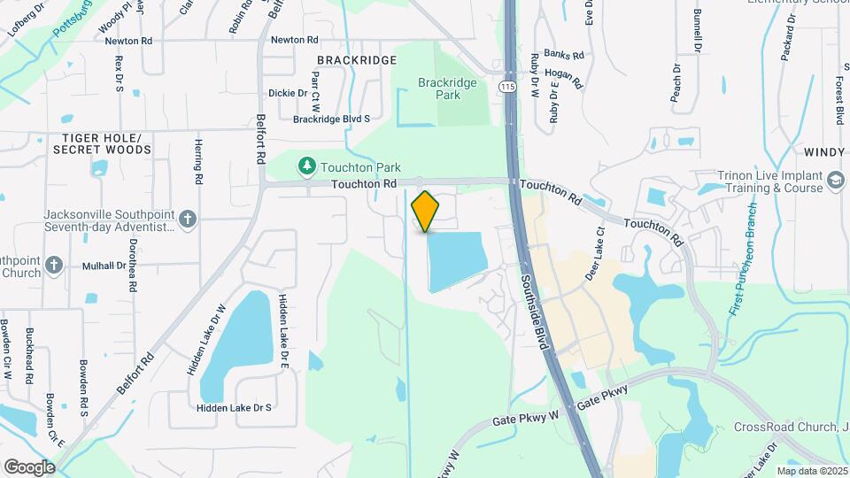 8550 Touchton Rd Map and Location Details