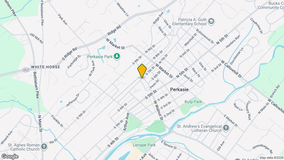 205 S 7th St Map and Location Details