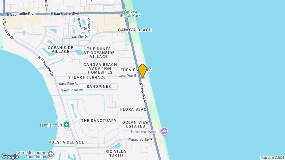 2765 N Hwy A1A, Unit 203 Mapa y Detalles de la Ubicación