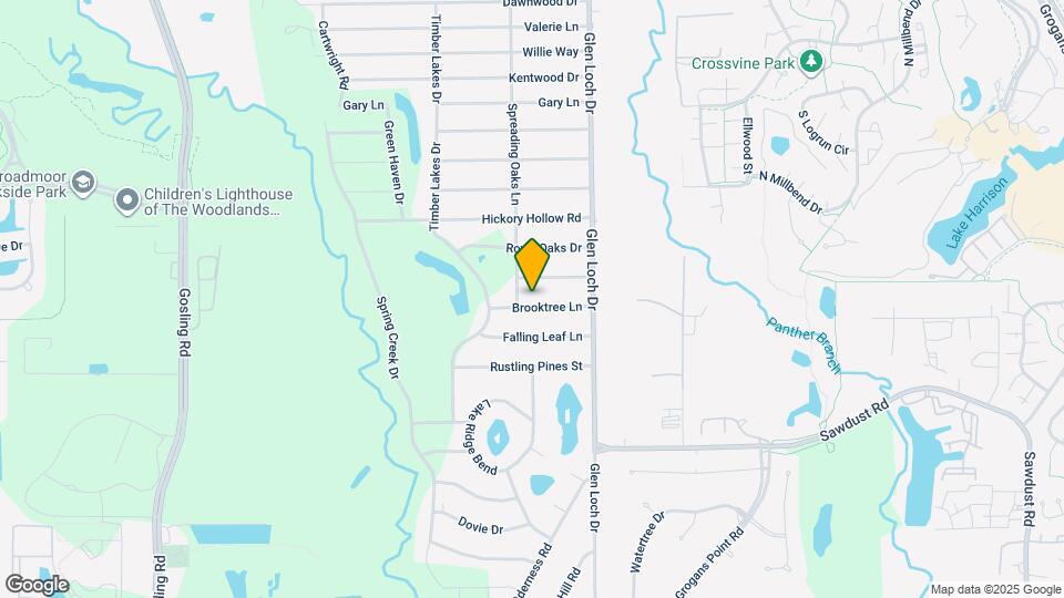 3310 Brooktree Ln Map and Location Details
