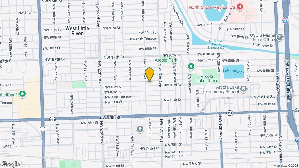 1775 NW 83rd St Map and Location Details