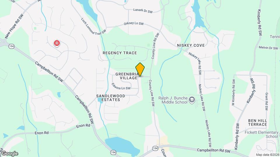 4610 Greenbriar Trail SW Map and Location Details