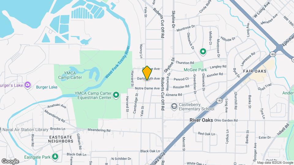 1310 Yale St Map and Location Details