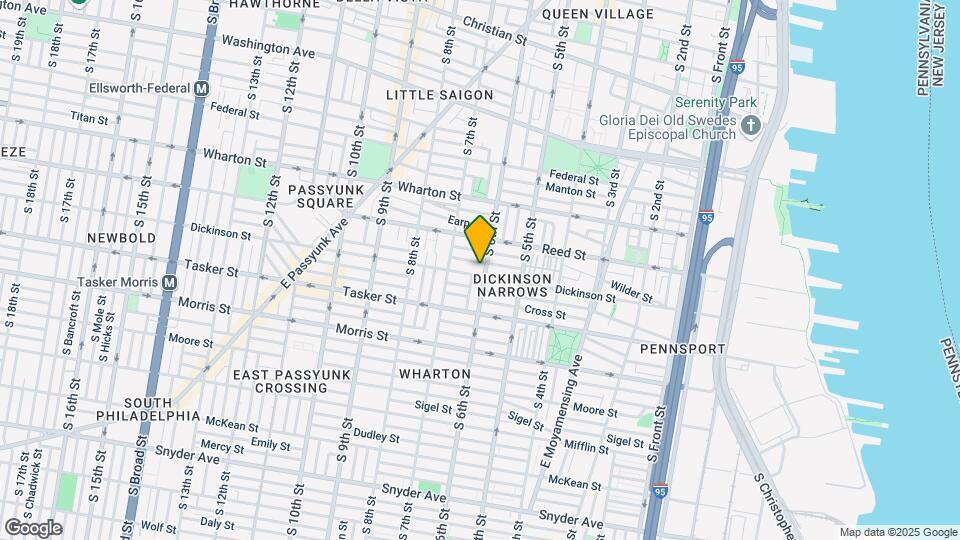 605 Dickinson St Map and Location Details