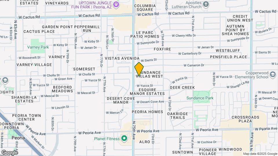 7455 W Greer Ave Map and Location Details