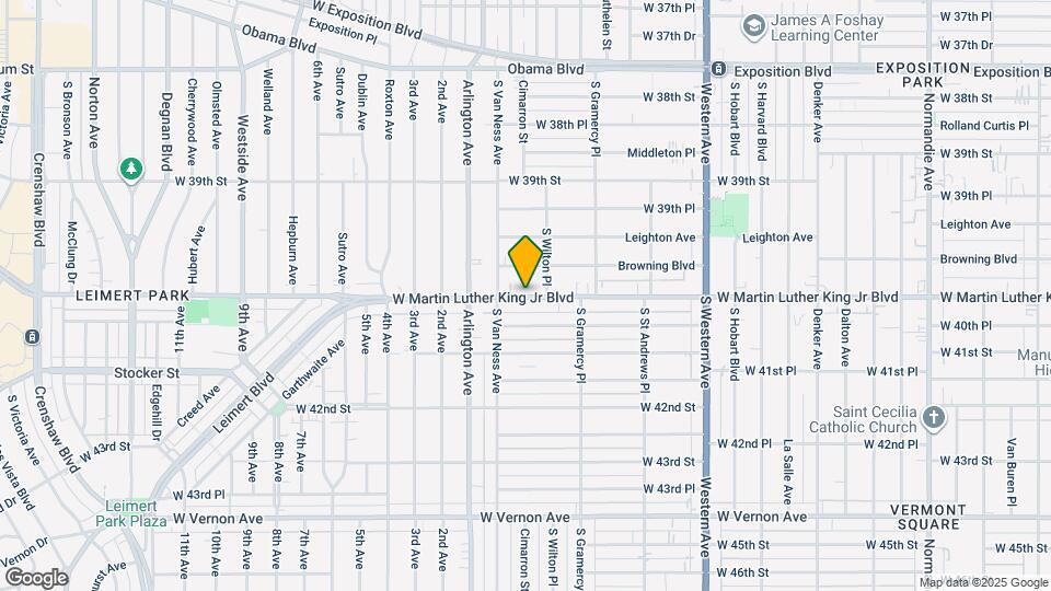 2019 W Martin Luther King Jr Blvd, Unit 2019 Map and Location Details