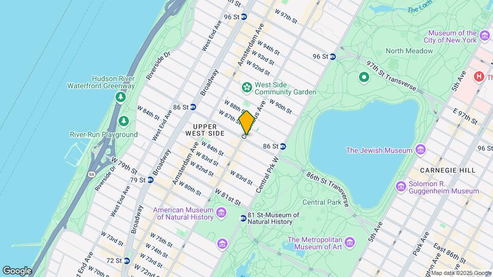 61 East 86th St Map and Location Details