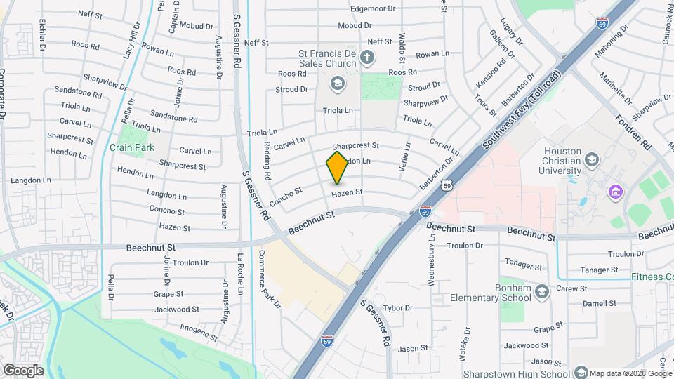 8326 Hazen St Map and Location Details