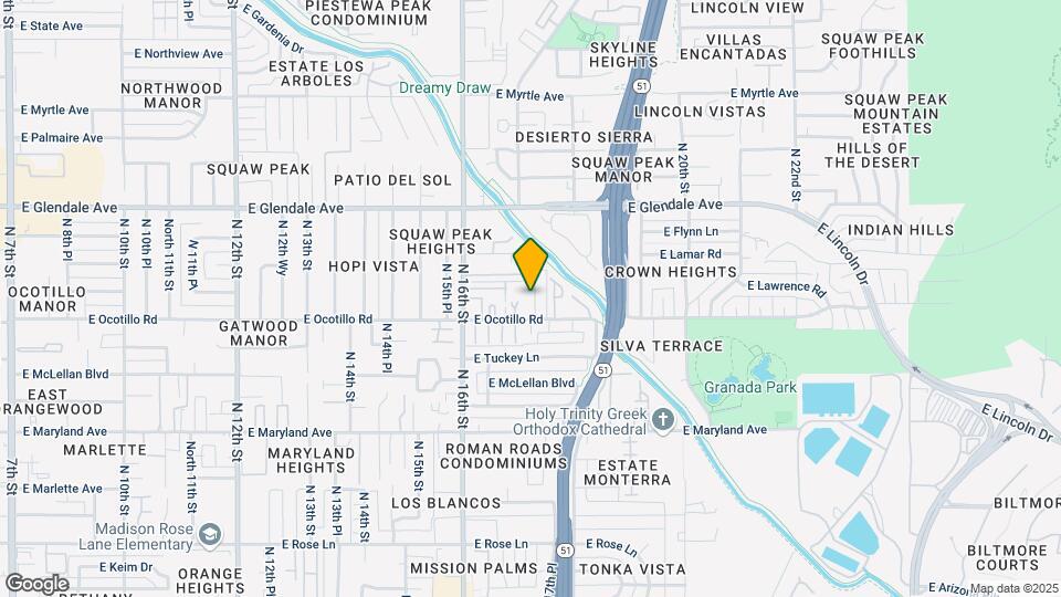 Ocotillo Point (1712-1724 E Ocotillo Rd) Mapa y Detalles de la Ubicación