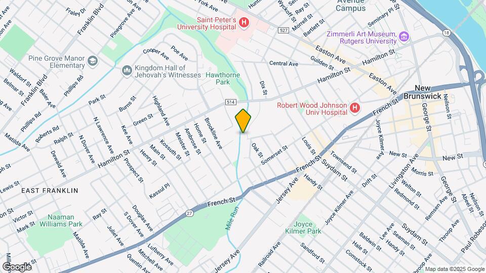 55 Brookside Ave Map and Location Details