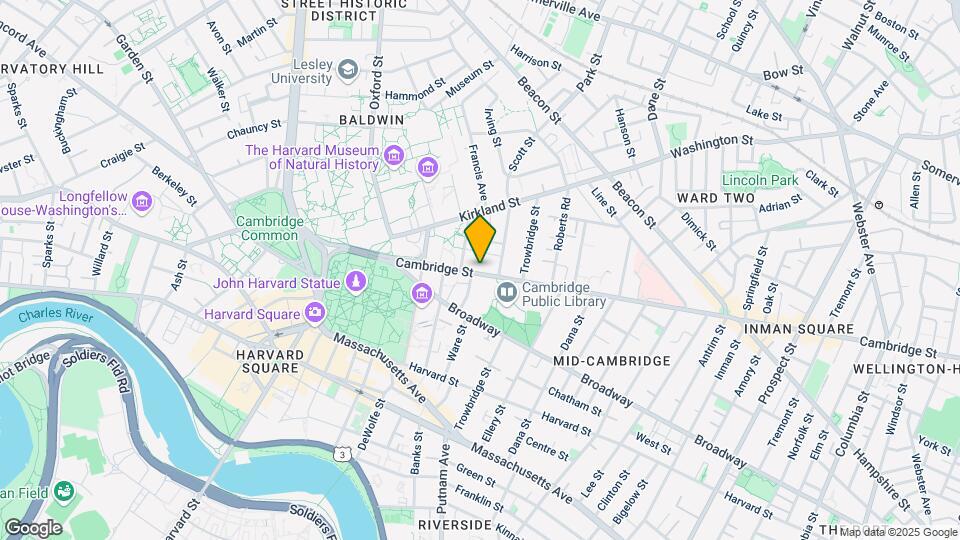1697 Cambridge St, Unit 3 Map and Location Details