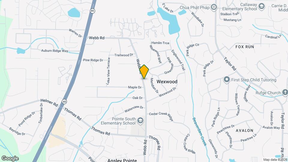 8288 Webb Rd Map and Location Details
