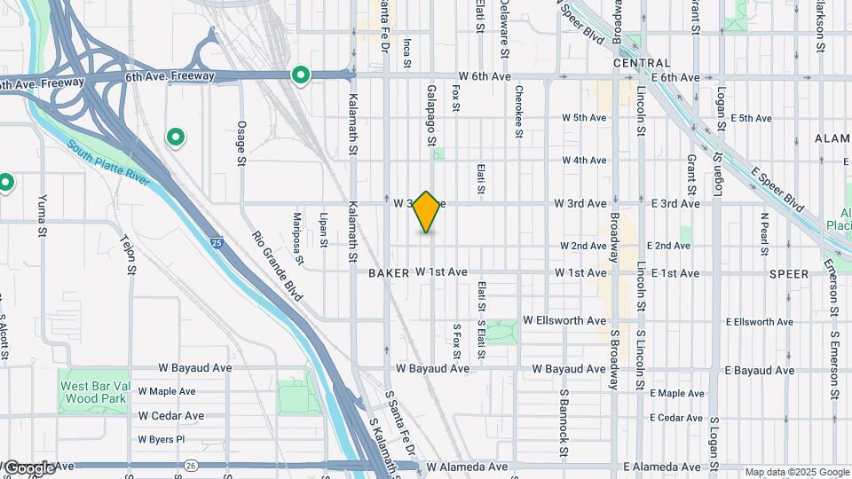 207 Galapago St Map and Location Details