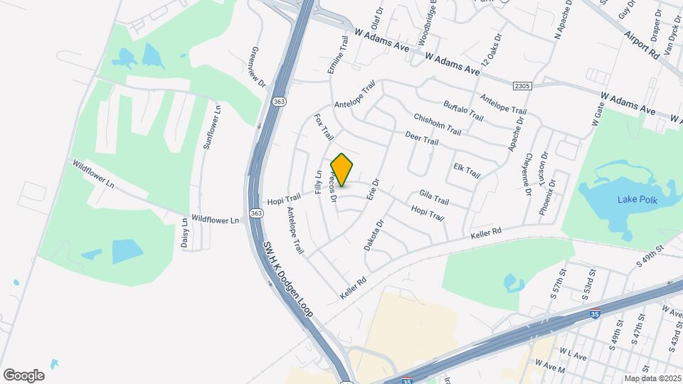 4010 Tyler Trail Map and Location Details